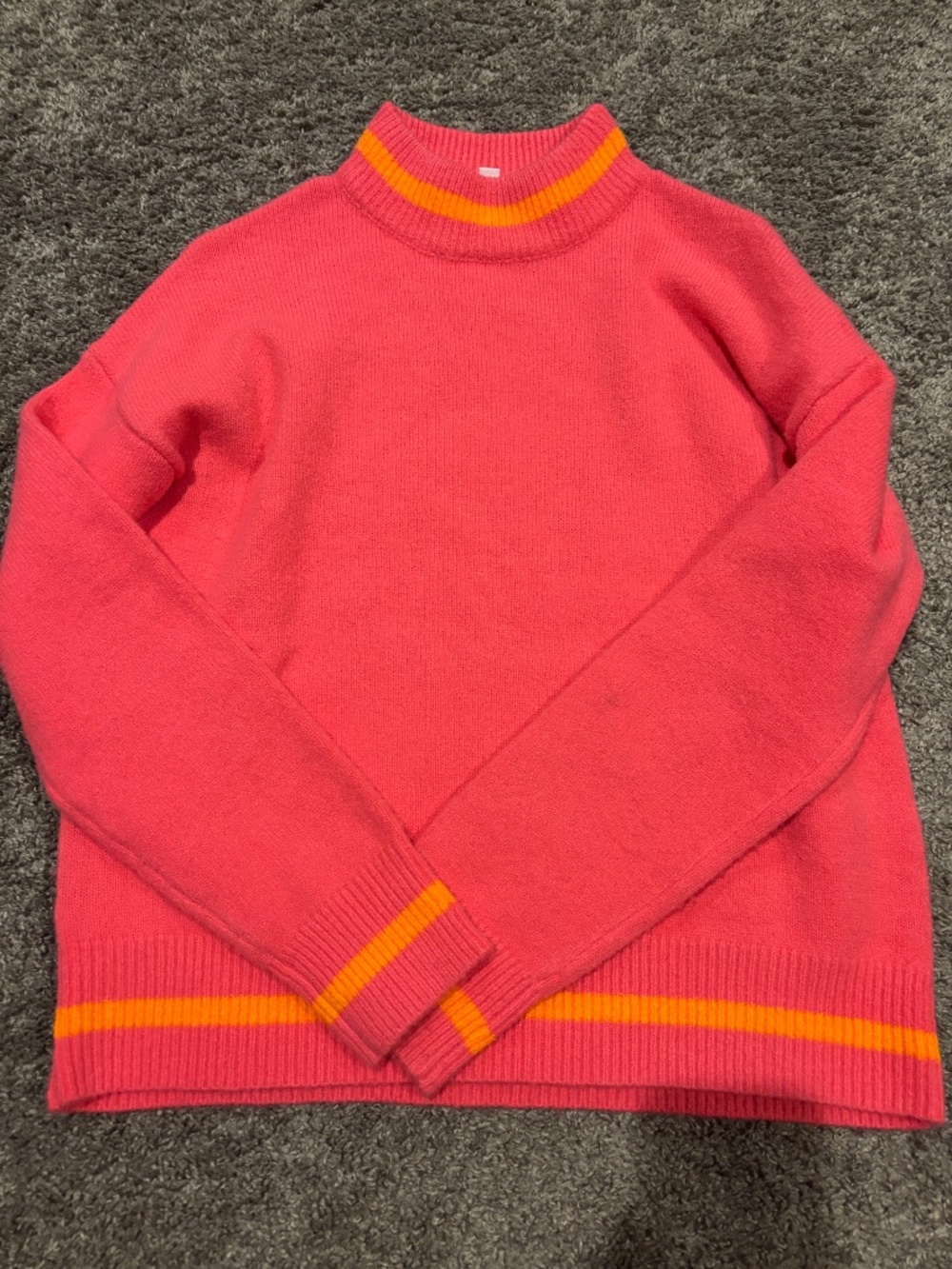 THML Hot Pink Crewneck Pullover Knit Sweater — Size Extra Small (XS)